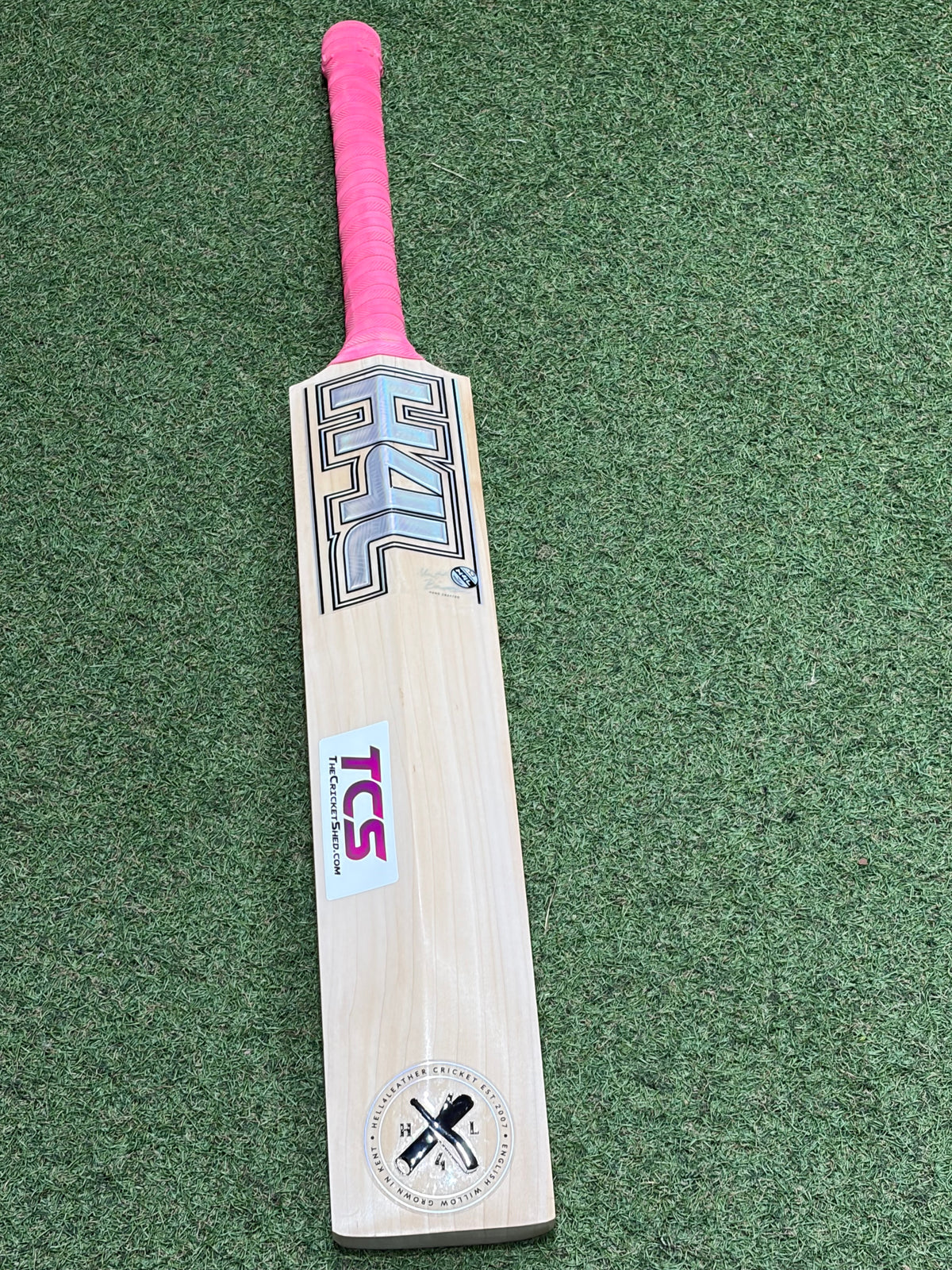 Hell 4 Leather (H4L) Pro Grade Short Blade Long Handle Cricket Bat (2lb 13oz)