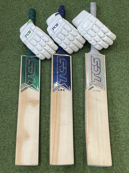 TCS Pro Edition Blue Logo Batting Gloves - Brand New - Right Hand Men's Size