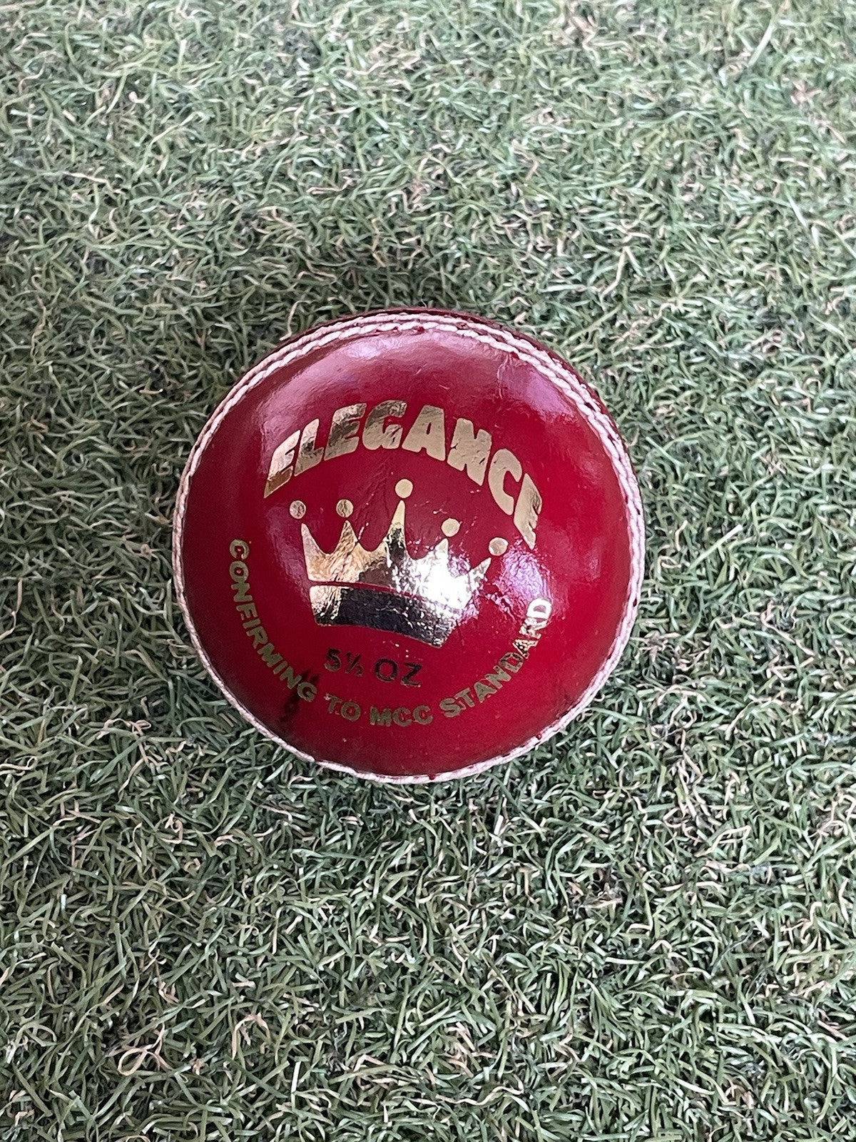 TCS Elegance Red Cricket Balls - Box Of 6 Balls - 156grams - 5.5oz