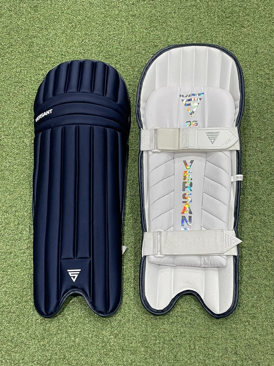 VERSANT OG Blue Batting Pads - Ambidextrous Mens Size - Brand New - Two Strap!